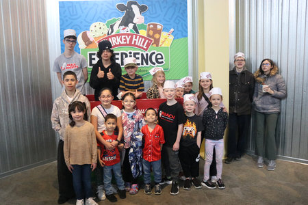 Reach students got a sweet hands-on lesson about the science of making ice cream at the Turkey Hill Experience.