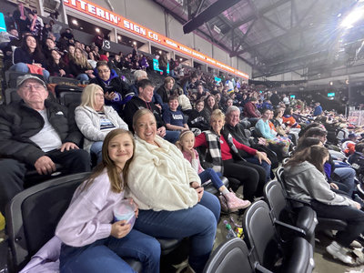 Reach families and students enjoyed a night out at a Reading Royals hockey game.
