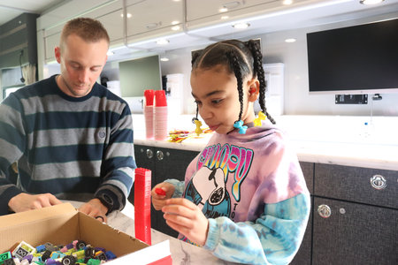One of our students was using their STEM skills for building models during Computer Science Week in State College.