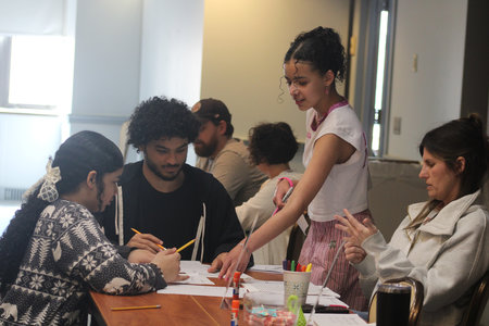 Reach students were putting their heads together to figure out some of our pi-themed challenges for Pi Day.