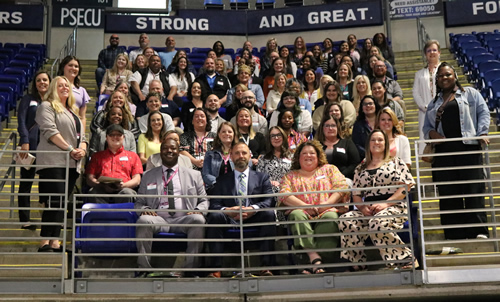 Group shot of family mentors
